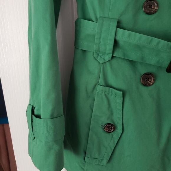 BANANA Republic green peacoat lined jacket size‎ XS - Picture 8 of 14